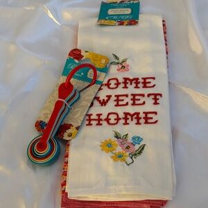 The Pioneer Woman Home Sweet Home Kitchen Set - Red, Yellow, Blue